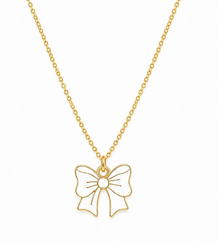 Dressberry White bow Charm Pendant Alloy Pendant