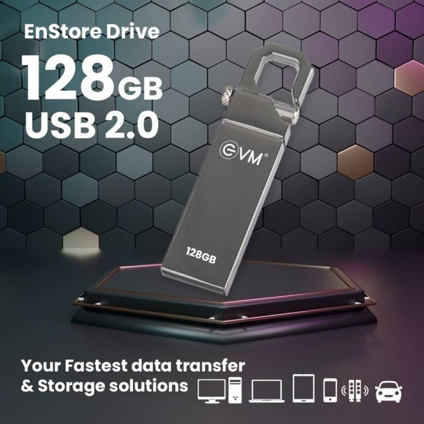 EVM 128GB ENSTORE USB 2.0 PENDRIVE