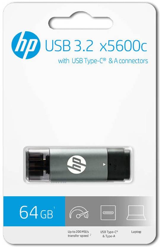 HP 64GB X5600C TYPE C OTG 3.2 PENDRIVE