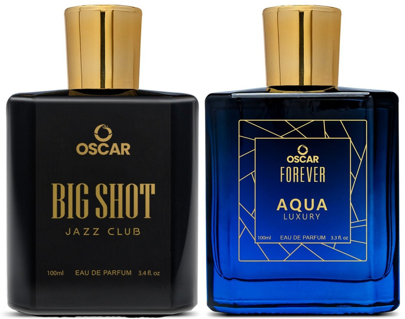 Click to enlarge Buy OSCAR Big Shot Jazz Club & Forever Aqua Luxury Perfume Combo | Strong & Long Lasting Eau de Parfum - 200 ml Online In India