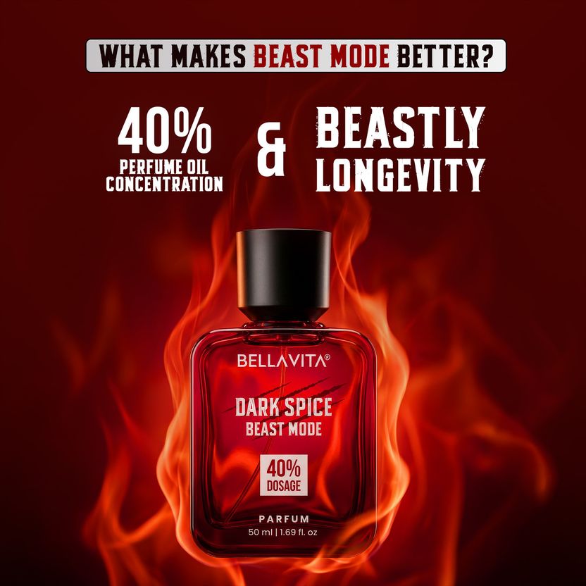 BELLAVITA Dark Spice Beast Mode Perfume 50ml - Image 2