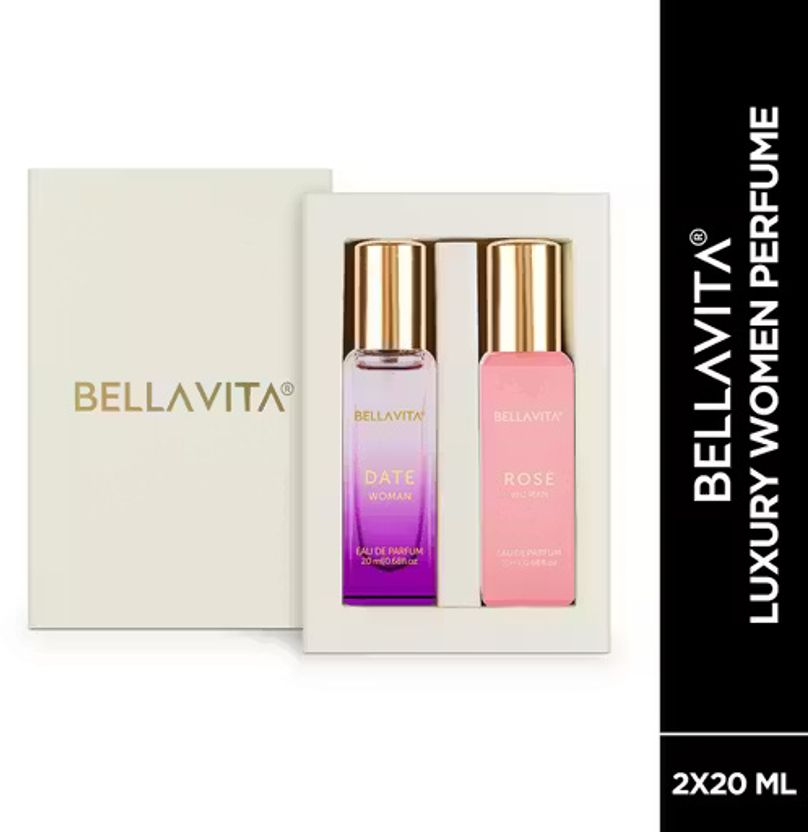 BELLAVITA Luxury DATE + ROSE Perfume Combo 40ml - Image 1