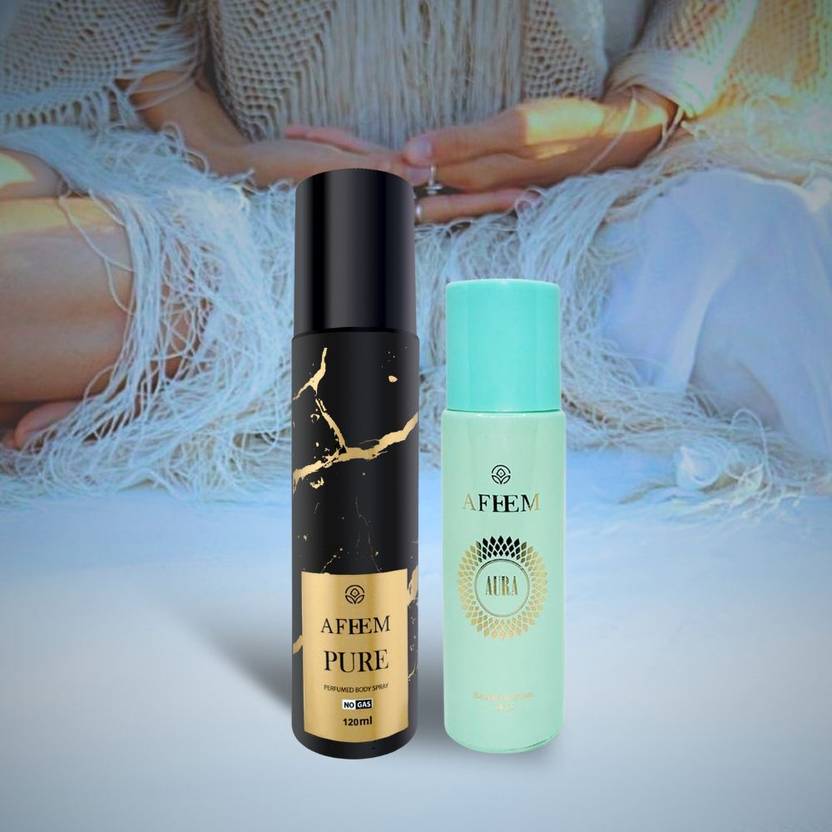 Afeem Pure 120ml With Aura 40ml F Eau de Parfum  -  160 ml