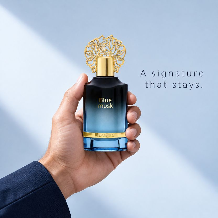 NASEEM Blue Musk Aqua Perfume 55 ml - Image 5