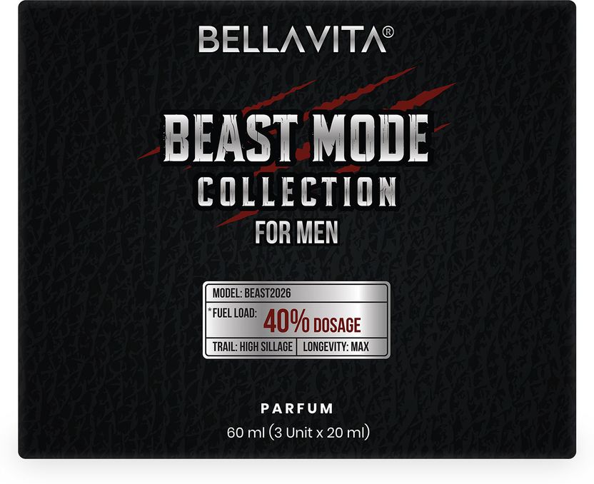 BELLAVITA Beast Mode Perfume Pack of 3 · 20 ml (60 ml total) - Image 3