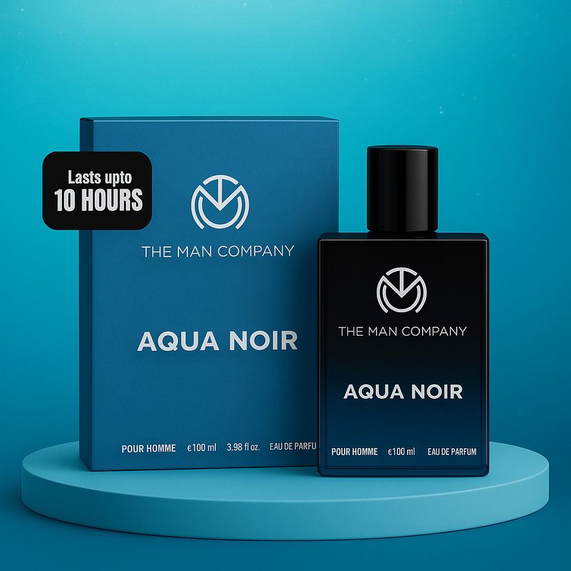 THE MAN COMPANY Aqua Noir + Black EDT Perfume 50ml - Image 8
