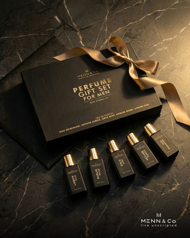 Menn & Co Luxury Perfume Gift Set, Pack of 5 · 20 ml (100 ml total) - Image 1