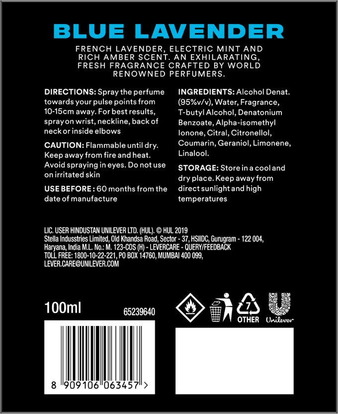 AXE Fresh Lavender Perfume 100 ml - Image 3