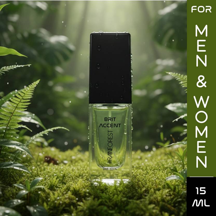 BRIT ACCENT |Rain-Forest| Long-Lasting|Premium |Specially Currated Eau de Parfum  -  15 ml