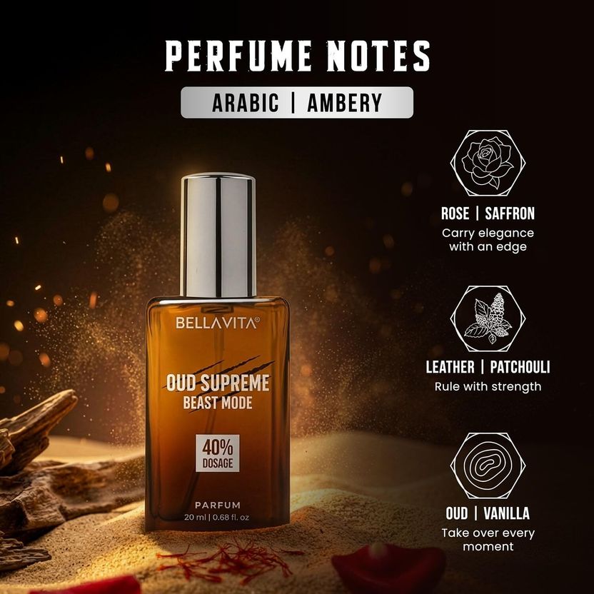 BELLAVITA Beast Mode Perfume 3x20ml Pack of 3 · 20 ml (60 ml total) - Image 4