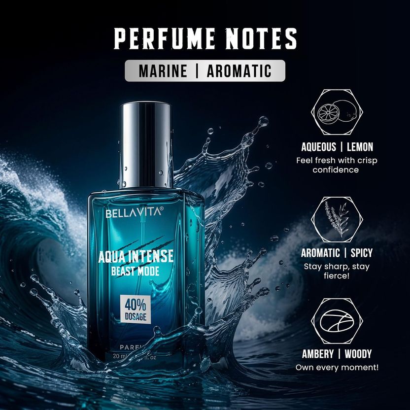 BELLAVITA Beast Mode Perfume 3x20ml Pack of 3 · 20 ml (60 ml total) - Image 6