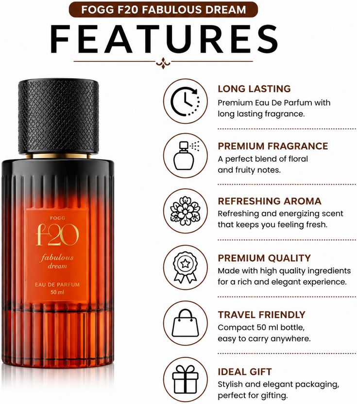 fogg scent Fabulous Oud FOGGF20 50ML Eau de Parfum - Image 4