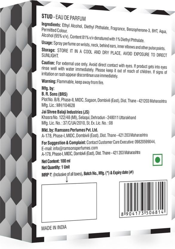 RAMSONS STUD Eau de Parfum 100 ml - Image 6