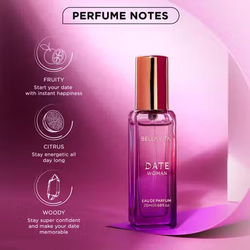 BELLAVITA Luxury DATE + ROSE Perfume Combo 40ml - Image 2