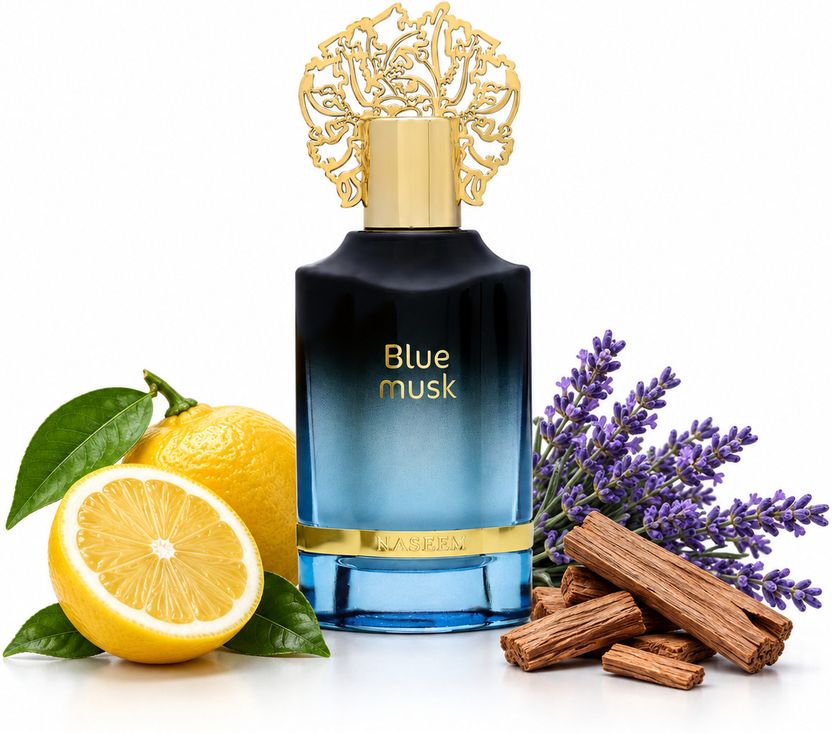 NASEEM Blue Musk Aqua Perfume 55 ml - Image 1