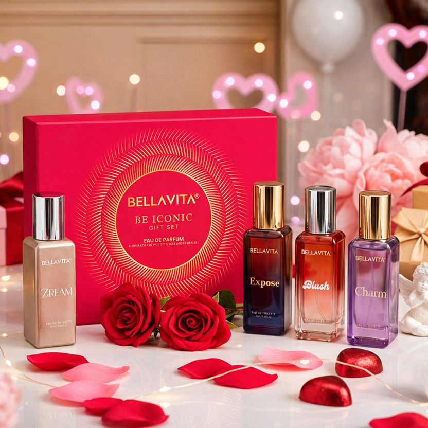 BELLAVITA BE ICONIC Perfume Gift Set Pack of 4 · 20 ml (80 ml total) - Image 2