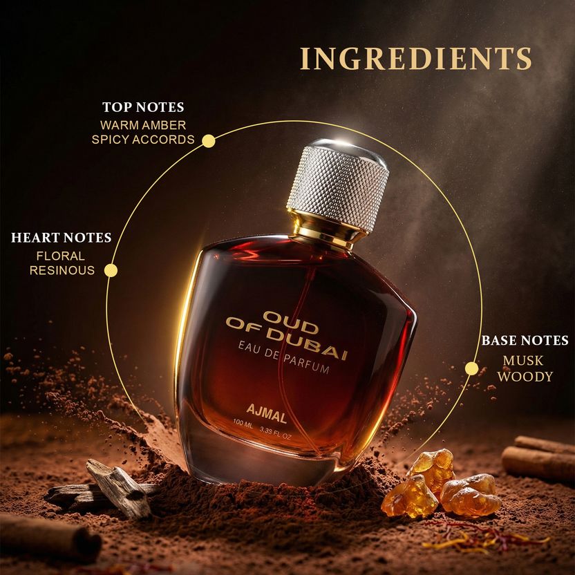 Ajmal Oud Dubai Unisex Perfume 100 ml - Image 6
