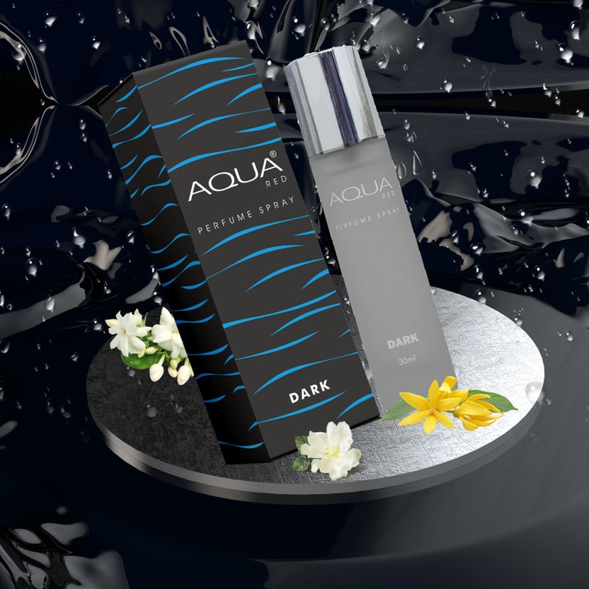 Aqua Red Dark Long Lasting & Soothing Fragrance 3pcs (30ml each) ...more - Image 2
