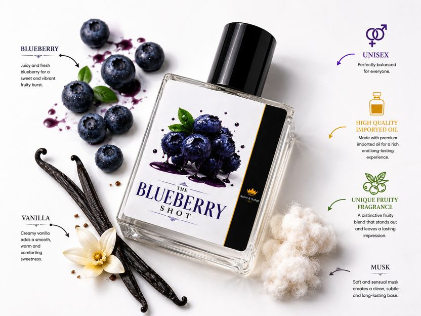 Scent & Sultan The Blueberry Shot Fragrance - Image 2