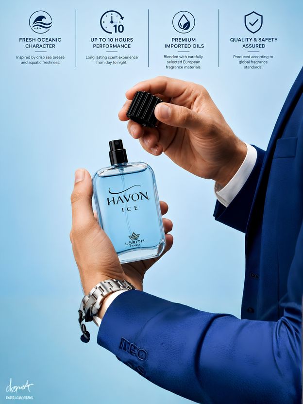 Lorith France Havon Ice Eau de Parfum 50ml Eau de Parfum - 50 m...more - Image 9