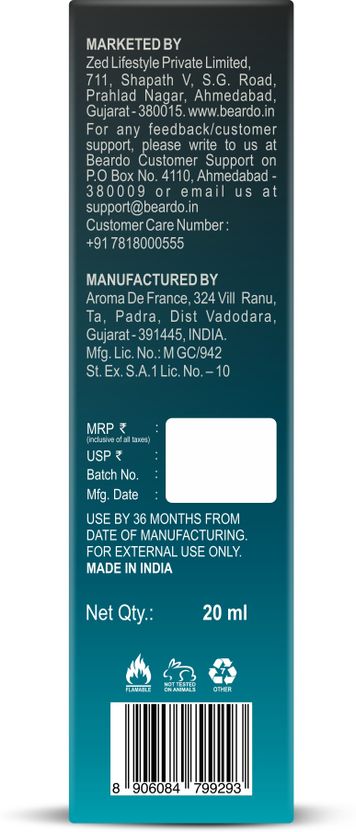 BEARDO Mariner Perfume For Men 100ml - Image 7