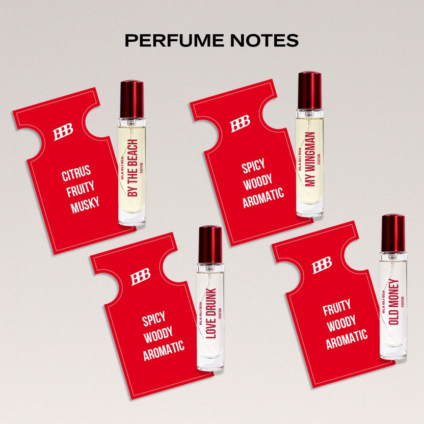 BLA BLI BLU Perfume Gift Set for Him Pack of 4 · 15 ml (60 ml total) - Image 4
