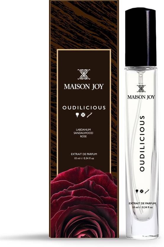 Maison Joy Oudilicious Long Lasting Perfume | Travel Size Office & Evening Scent Extrait De Parfum  -  10 ml
