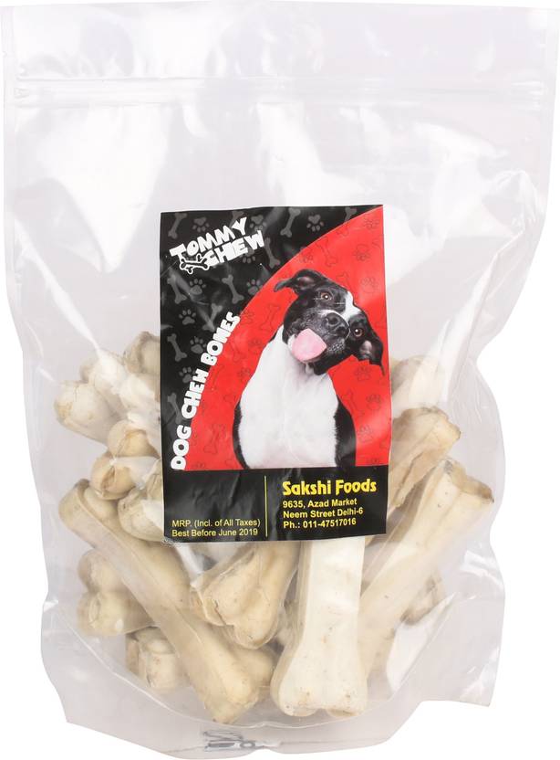 TommyChew TommyChew Pressed Bones for Dogs 5 Inch (Pack of 8) Dog Chew