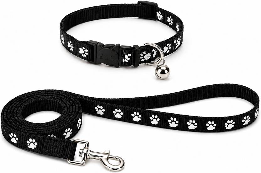 Blacknose Adjustable Cat Collar & Leash Set with Bell Bell Cat Collar Charm