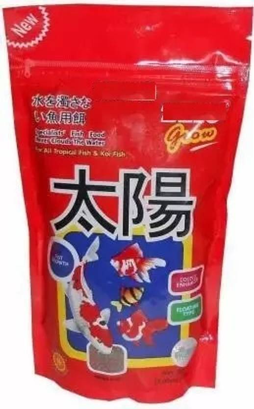 AKSHAT ENTERPRISES GROW FISH FOOD 0.200-KG Fish 0.2 kg Dry Adult, New Born, Senior, Young Fish Food