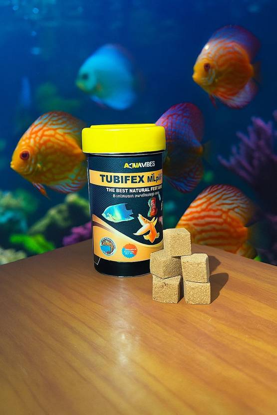 aquavibes Tubifex freeze dried premium 0.015 kg Dry Adult, New Born, Senior, Young Fish Food