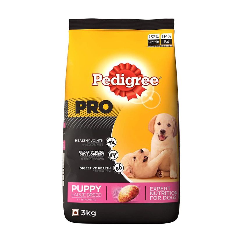 PEDIGREE PRO Expert Nutrition for Large Breed Puppy 3-18 months 3 kg - Image 1