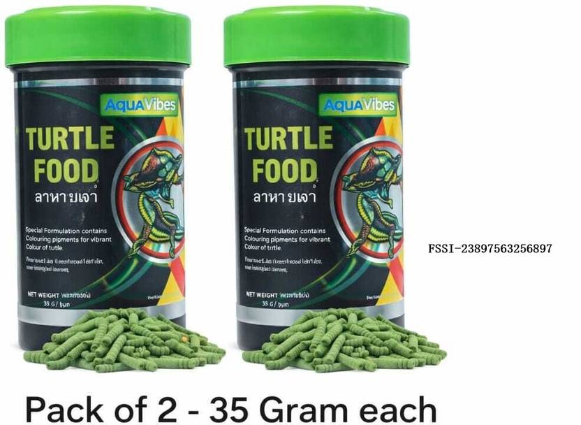aquavibes Aquavibes Turtle Food 35g Fish 0.07 kg (2x0.04 kg) Dry All Life Stages Turtle Food