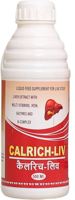 calrich LIVER TONIC WITH IRON AND CALCIUM Pet Health Supplements