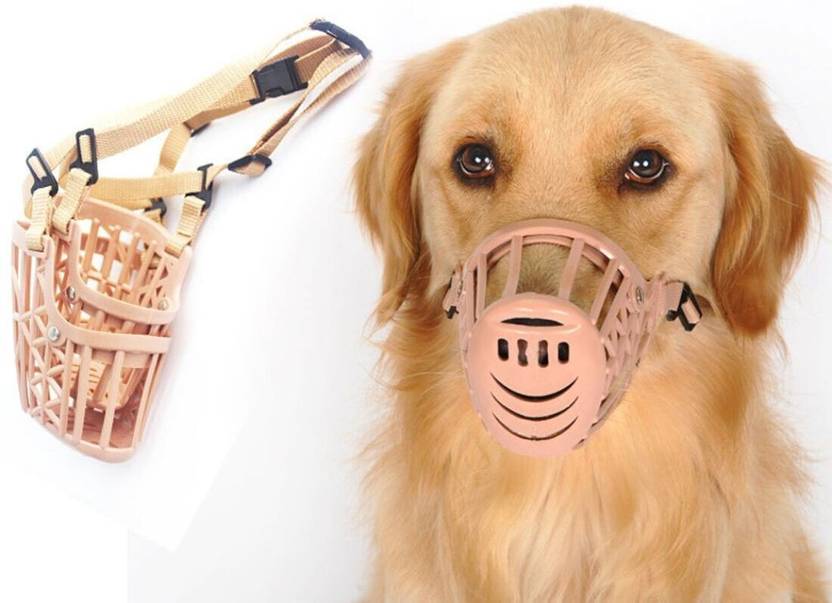 bowlfull buddies No- 6 (XL) Muzzle, Dog Muzzle, Basket Muzzle for Biting, Chewing and Scavenging Extra Large Strips Dog Muzzle