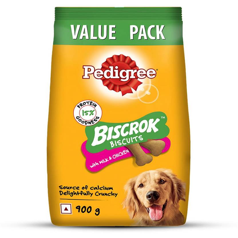 PEDIGREE Biscrok Biscuits (Above 4 months) Milk, Chicken Dog Treat