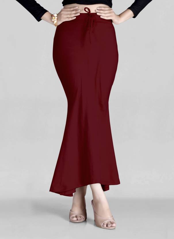 VEMEZ Slim Saree Shapewear Lycra Blend Petticoat