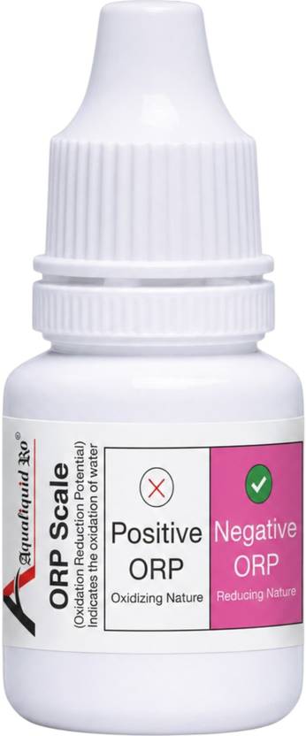 AQUALIQUID RO ORP (Oxidation Reduction Potential) Water Testing 5ML Solution Kit Ph Test Strip