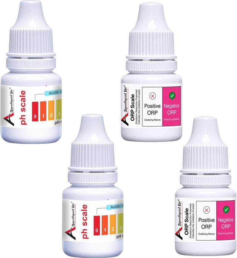 AQUALIQUID RO pH Indicator & ORP Laboratory Grade RO Water Test Kit Ph Test Strip
