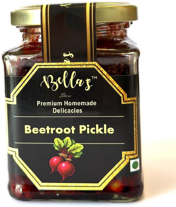 Bella's Store Homemade Authentic South indian Style | Traditional Spicy Ready to Eat Beetroot Pickle