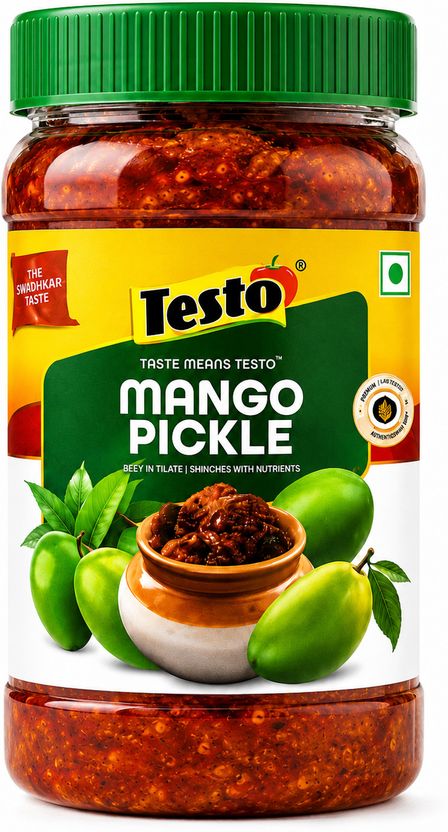 Testo Mango Pickle | Aam ka Achaar With Natural Ingredients (1 Kg...more - Image 1