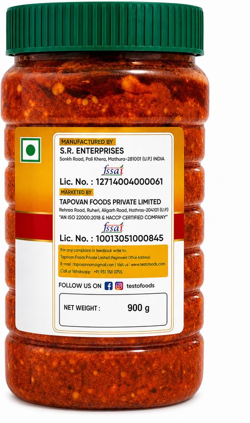 Testo Mango Pickle | Aam ka Achaar With Natural Ingredients (1 Kg...more - Image 3