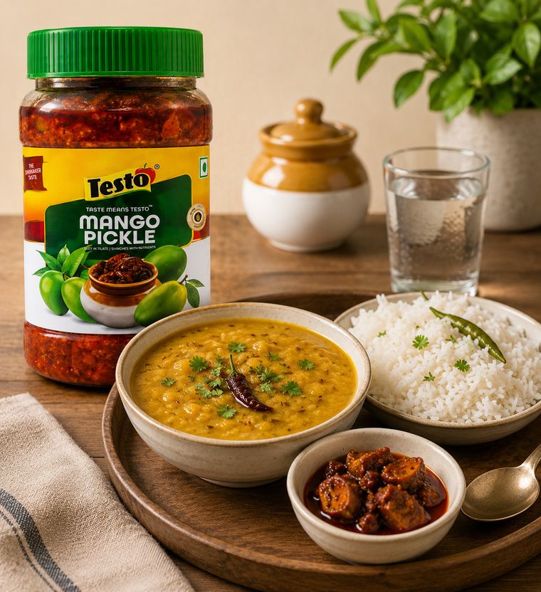 Testo Mango Pickle | Aam ka Achaar With Natural Ingredients (1 Kg...more - Image 6