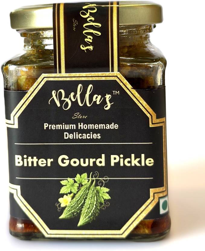Bella's Store Homemade Authentic South indian Style | Traditional Spicy Ready to Eat Bitter Gourd Pickle