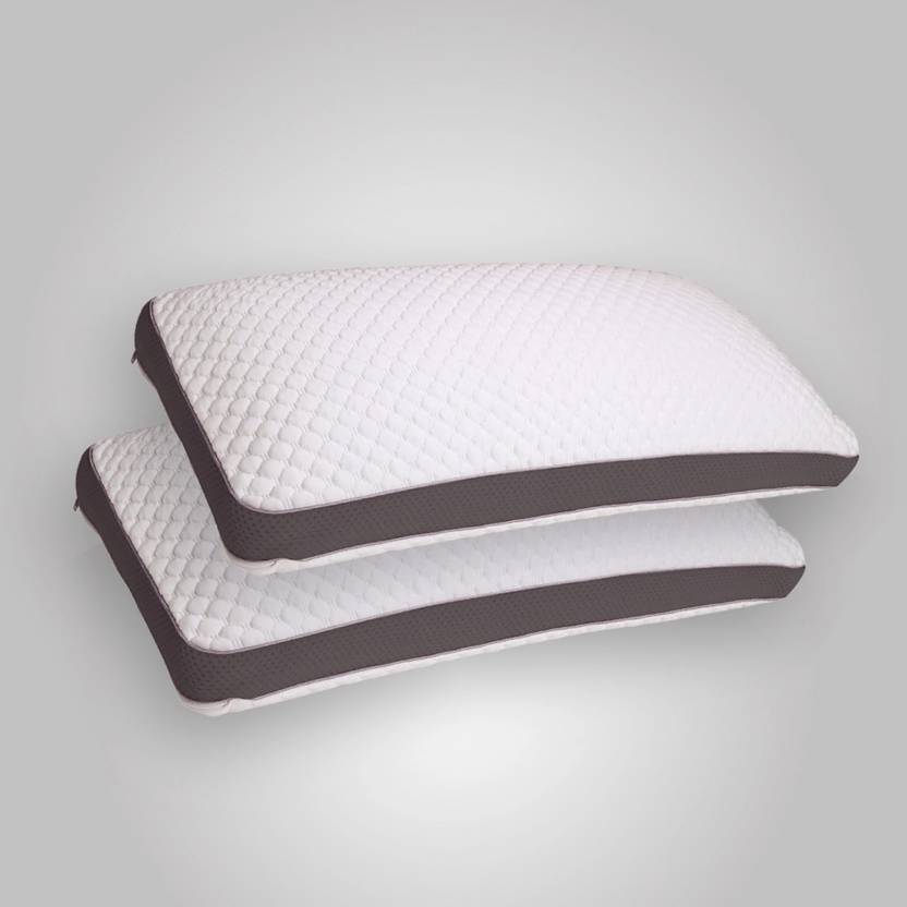 Centuary Memory Foam Orthopaedic Pillow Pack of 2 Solid