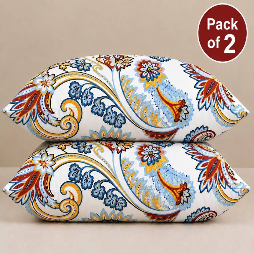 BHEBHA Microfibre Sleeping Pillow Pack of 2 Solid