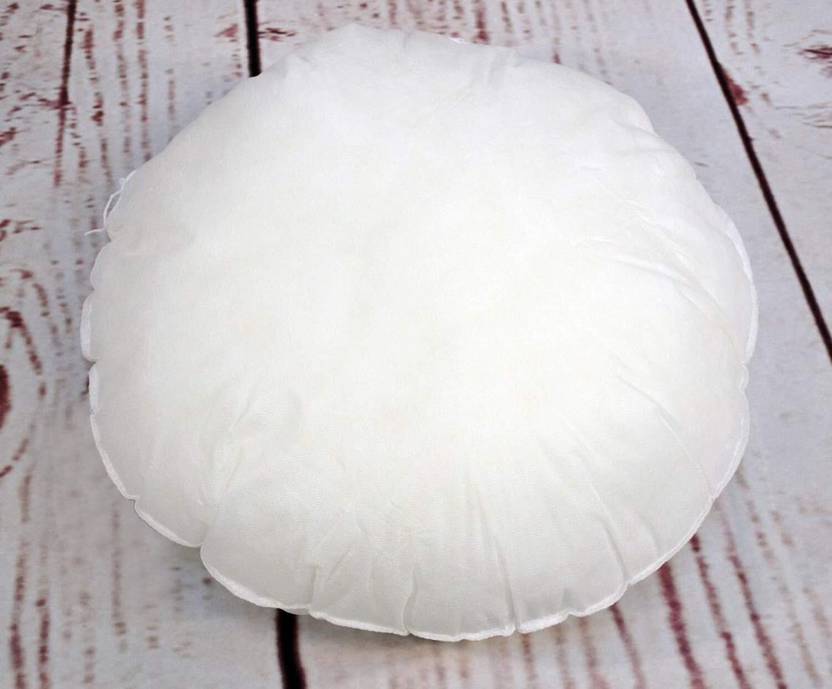 Ashu creation Microfibre Cushion Pack of 1 Solid Microfiber Round Cushion Pillow Fillers Inserts For Bed, Sofa, 16x 16 Inch
