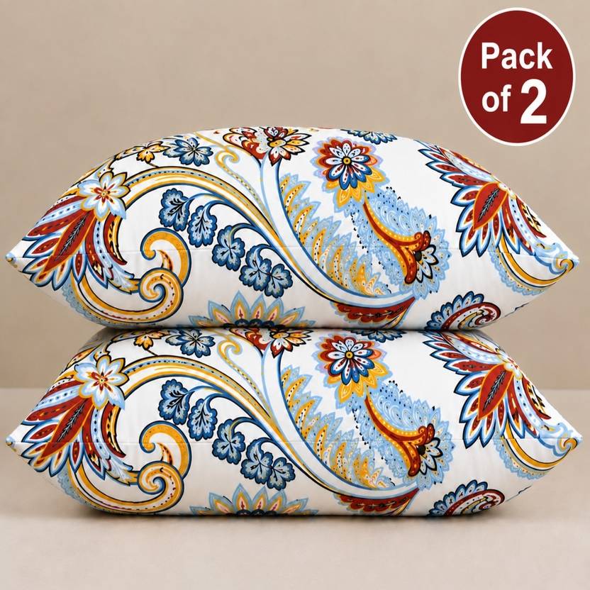 BHEBHA Microfibre Sleeping Pillow Pack of 2 Solid