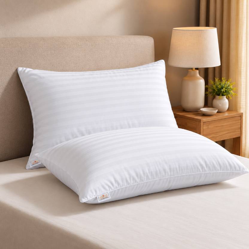 Signature Microfibre Sleeping Pillow Pack of 2 Solid