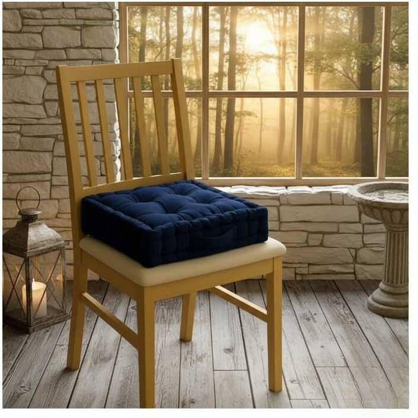 AllysaLiving Cotton Floor Cushion Pack of 1 Solid Floor cushion